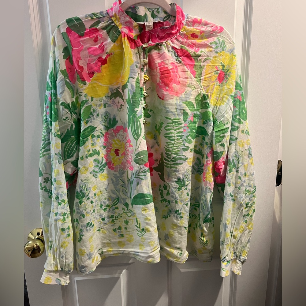 Lilly Pulitzer Renisha Top sz XL